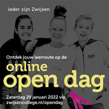 Online Open Dag op zaterdag 29 januari