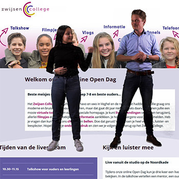 Uitleg Open Dag website