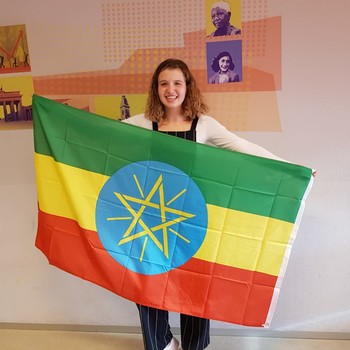 Edukansambassadrice Iris Thijssen naar Ethiopië